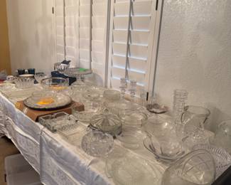 Crystal - Waterford, Fostoria, Mikasa