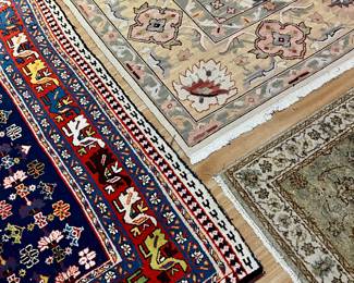 Collection of Rugs, some Hand Knotted and Vintage 