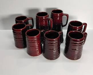 Brown Stoneware Mugs