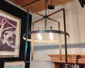 Iron Portico Chandelier 