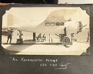 Navy scrapbook, original photos