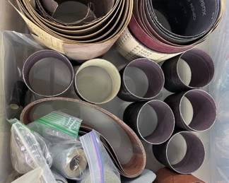 Assorted sandpapers