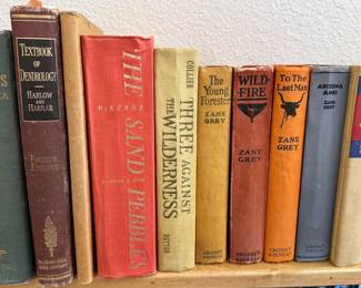Vintage Zane Grey books