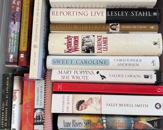 Novels: Lee Child, John Sanford, Louis L’amour, Tony + Anne Hillerman, David Balducci