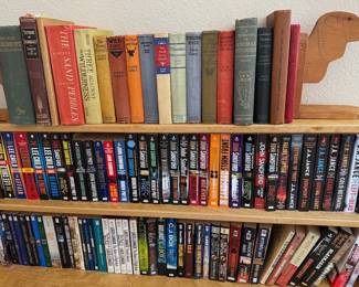 Books, including vintage Zane Grey