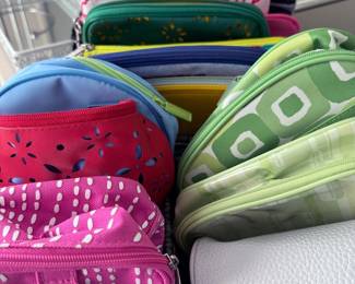 Assorted cosmetic bags