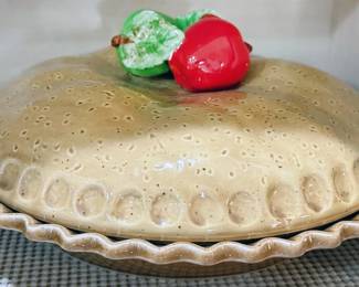 Vintage apple pie keeper