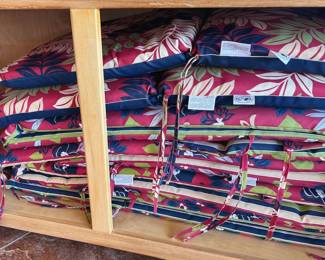 Outdoor chair cushions