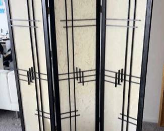 Rice Paper Privacy Wall