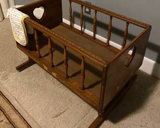 ANTIQUE ROCKING CRADLE 