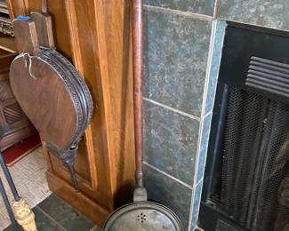ANTIQUE BED WARMER.