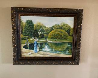FRAMED CHILDE HASSAM, CENTRAL PARK 1892