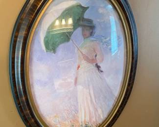 ANTIQUE FRAMED PRINT.