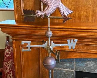 ANTIQUE EAGLE WEATHERVANE.