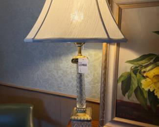 Cut Glass Table Lamp