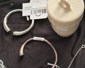 Sterling Cremation Bracelet