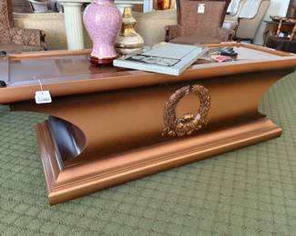 Copper Tone Casket Bier