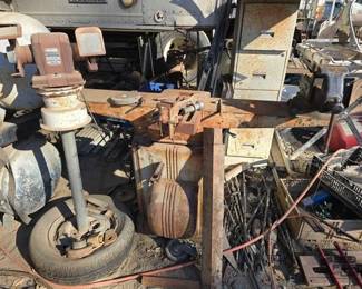 2054 Craftsman Split Phase Grinder on Stand and