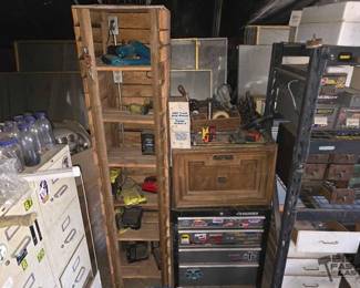 2512 Power Tools, Battery Packs, Husky Toolbox, Tape