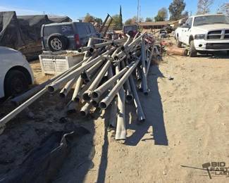 3102 Assorted Metal Irrigation Pipe