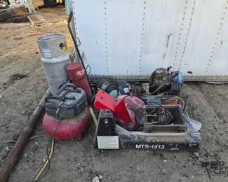6200 Tile Plus wet Saw Air Compressor Acetylene
