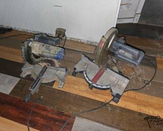 1500 2 Chop Saws, Ryobi and Kobalt