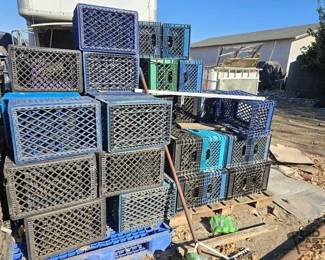 2018 82 Plastic Milk Crates