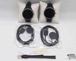 1160  2 Fossil Smart Watches  Accessories