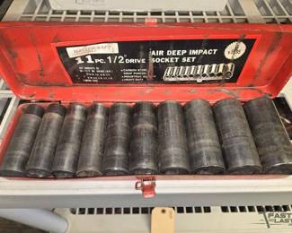 8568  MasterCraft 11pc Air Deep Impact Socket Set