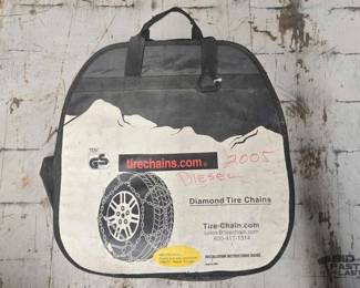 8562  Diamond Tire Chains In Carrying Case