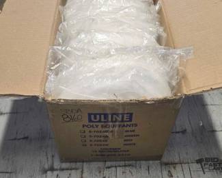 8160  NEW Uline Poly Bouffants White