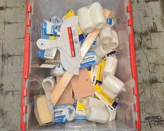 8544  Bin Filled W Mini Roller Covers, Paint Stir Sticks