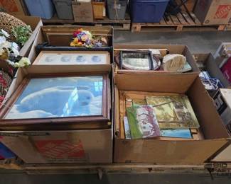 2507  4 Boxes of Artwork