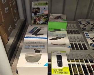 7192  NEW Wireless Chargers, Selfie Stick  More