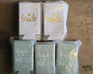 3514  Bride  Bridal Party Dink Koozies