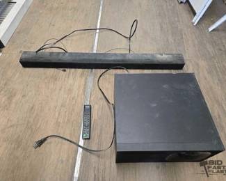 8024  Sony Sound Bar, Sony Subwoofer and Remote