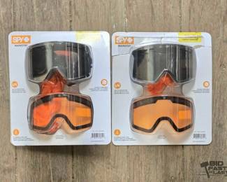 7178  NEW 2 SPY 2 Pack Small Fit Goggles