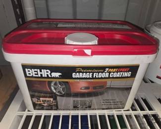 8546  NEW BEHR Premium 2Part Epoxy Garage Floor
