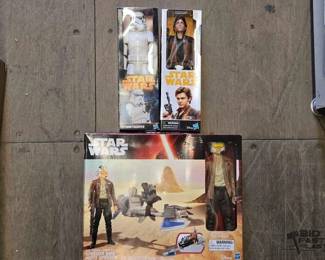 4076  NEW Star Wars Play Set  2 Figures