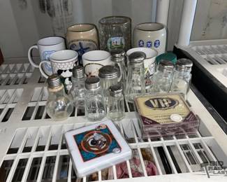 4524  Mugs, Salt Shakers and Coasters