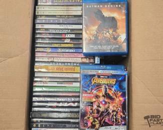 8122  92 BluRays  DVDs
