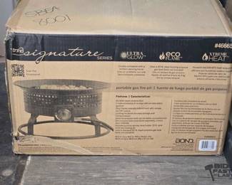 8001  NEW Bond Signature Portable Gas Fire Pit
