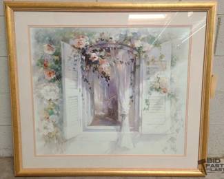 2506  Framed Signed Willem Haenraets Print