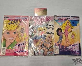 4206  3 Barbie Comic Books