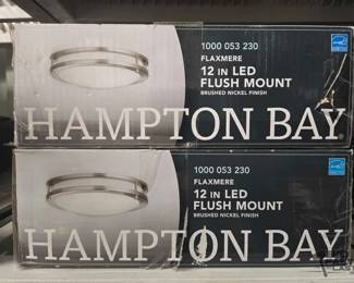 8170  NEW 2 Hampton Bay 12 LED Flush Mount