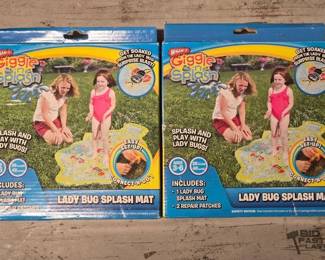7231  NEW 4 Lady Bug Splash Mat