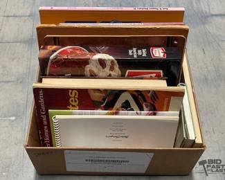 4534  Box of Cook Books