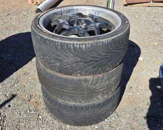 #80204 • (3) Nexen Radial N3000 Cheverolet 5 Lug Tires
