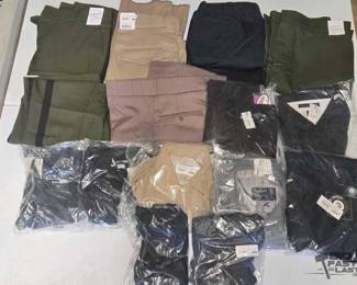 8140  NEW Button Up Uniform Shirts, Polos  Pants