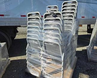 #90004 • (35) Samsonite Padded Stackable Chairs
